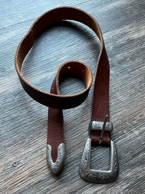 Urban Outfitters Brown Western Belt
